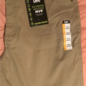 Lee Extreme Motion MVP Relaxed Straight Khaki Pants